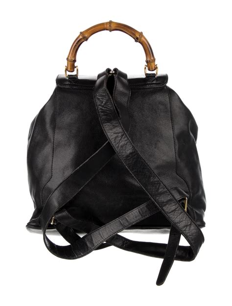 bamboo bar tracolla gucci|Gucci bamboo backpack.